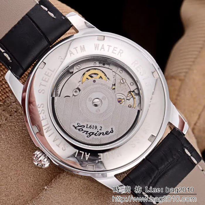 LONGINES浪琴 復古系列 經典大三針 全自動機械精品男士腕表 WSS1101